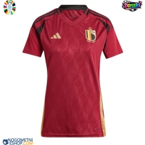 Ženski Nogometni dresi Belgija Domači EP 2024 Kratek Rokav